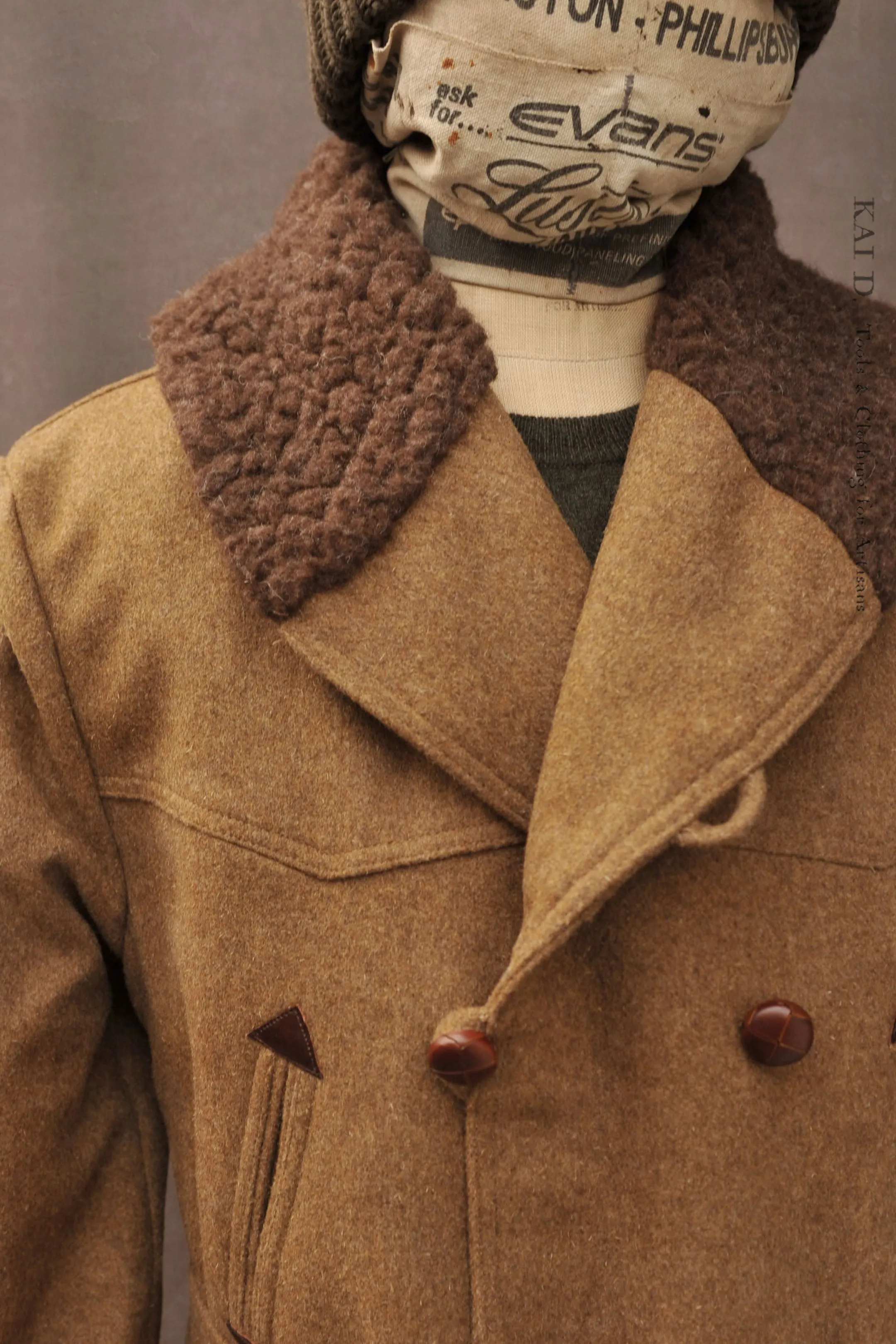 1945 Shawl Collar Peacoat - M, L, XL (NO RETURN)