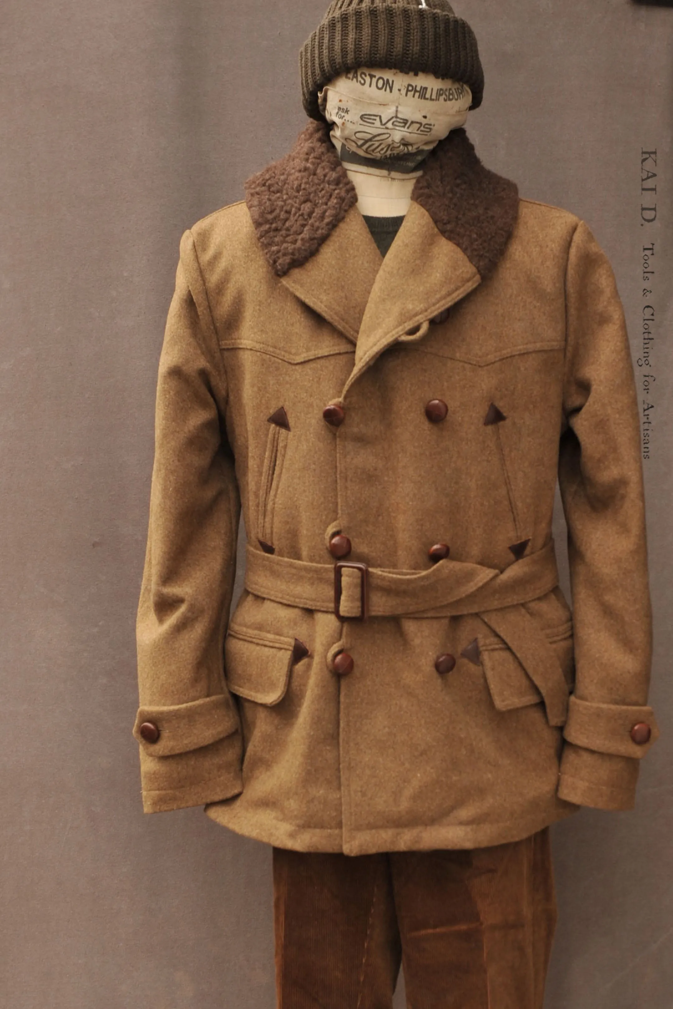 1945 Shawl Collar Peacoat - M, L, XL (NO RETURN)