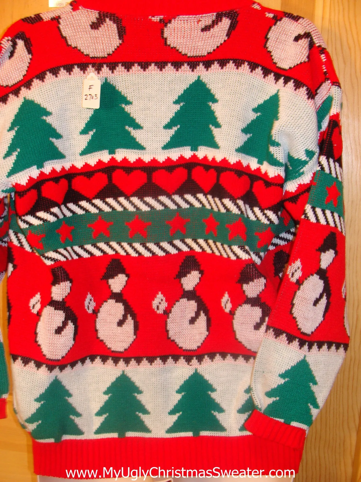 80s FABULOUS Cheesy Christmas Jumper Sweater Penguins