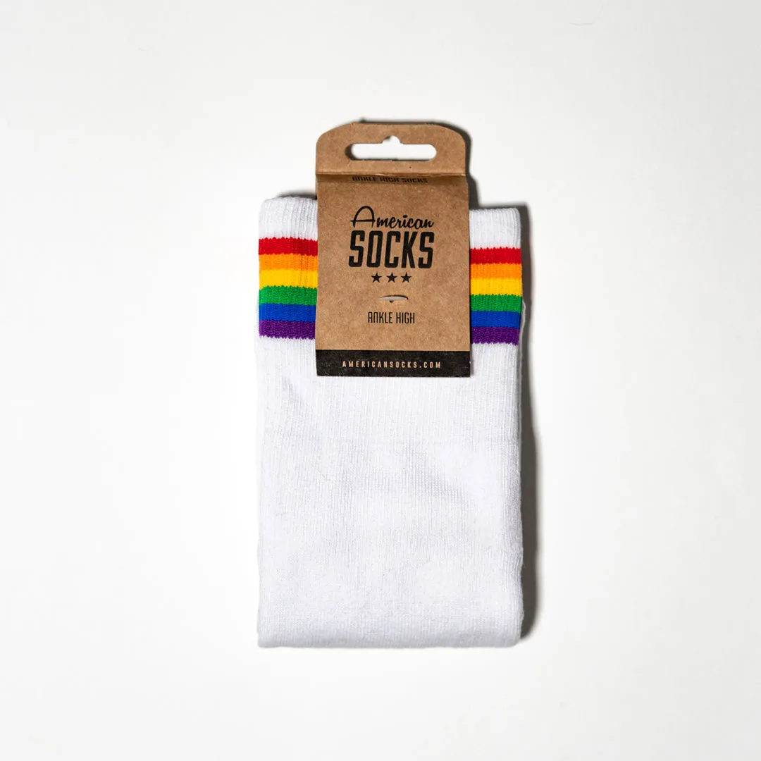 American Socks - Rainbow Pride Ankle High