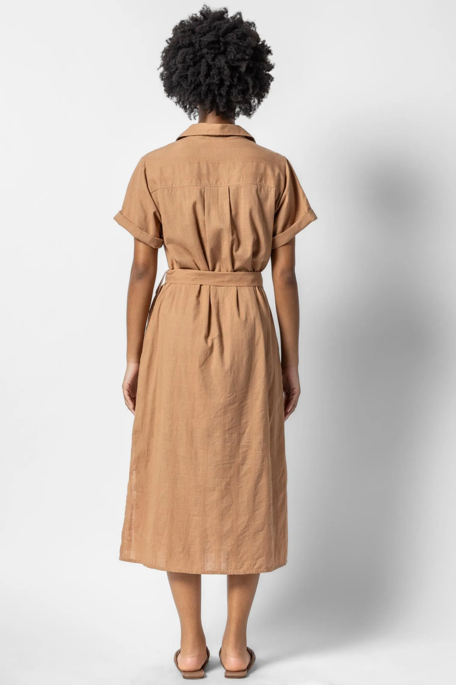 Belted Shirt Dress