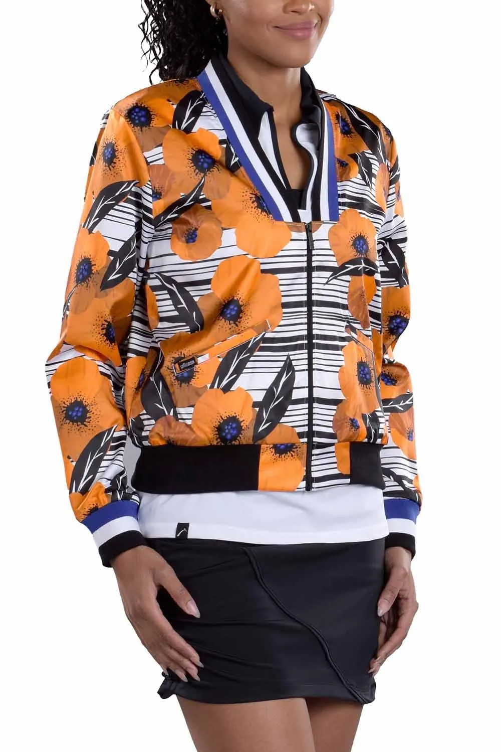 Berlin Print Bomber Jacket - FINAL SALE