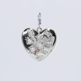 Big Heart Silver Charm