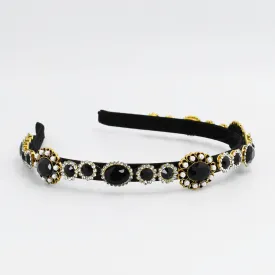 Black Radiant Jewels Headband U70