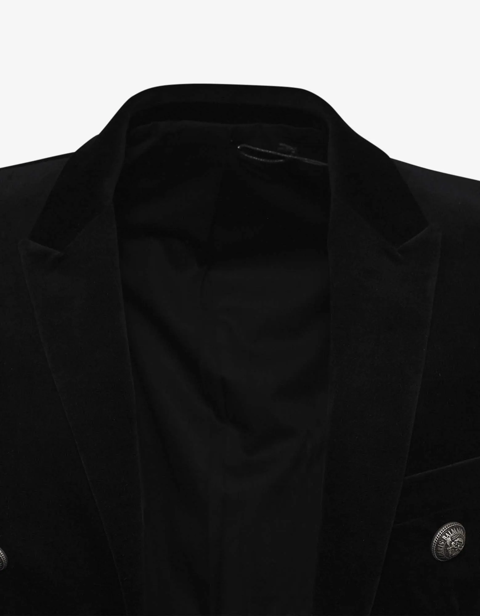 Black Velvet 6 Button Blazer -