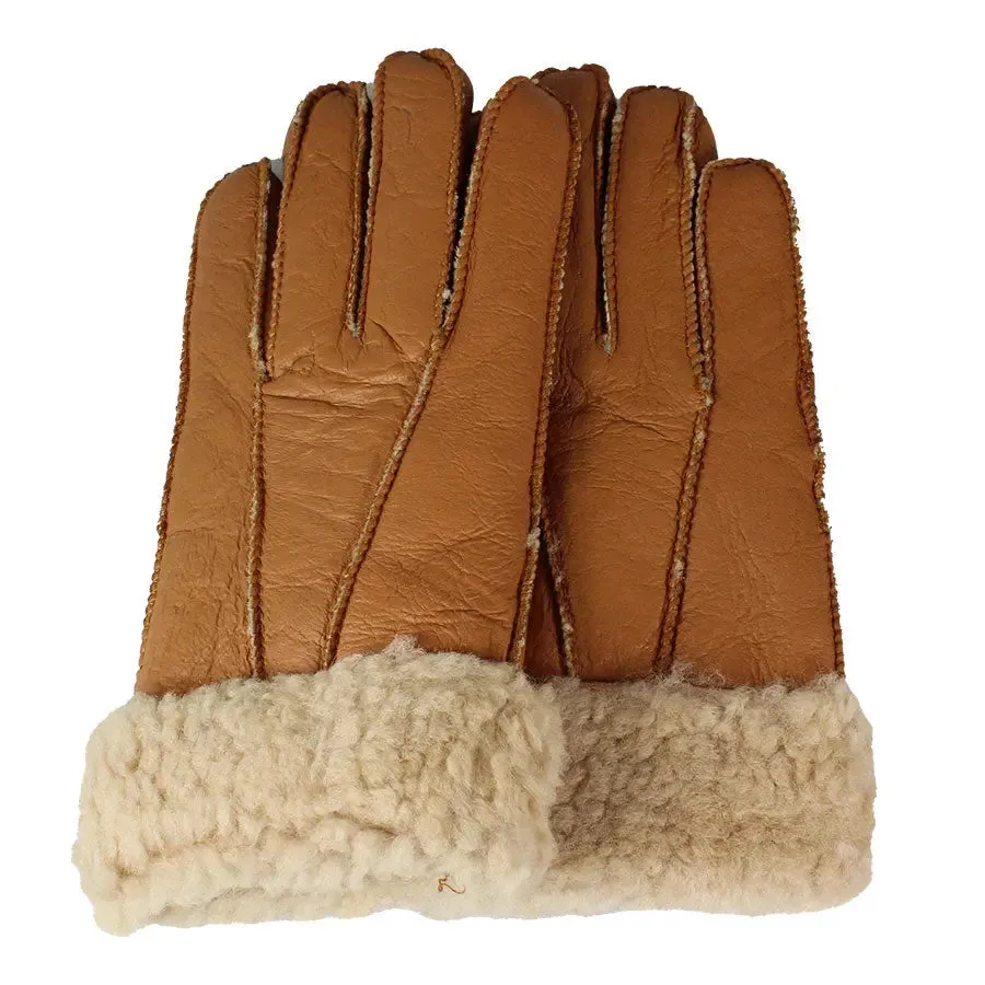 BOL Women's Shearling Lined Leather Gloves