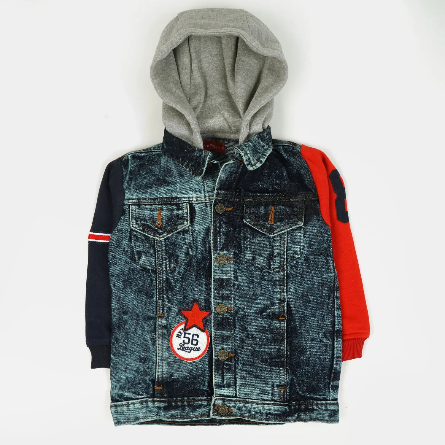 Boys Denim Jacket League - Blue