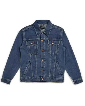 Cable Denim Light Jacket - Worn Indigo