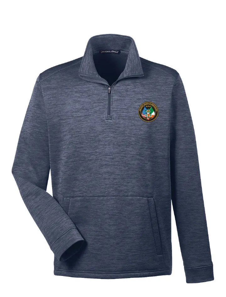 Devon & Jones Sporty Fleece Quarter-Zip