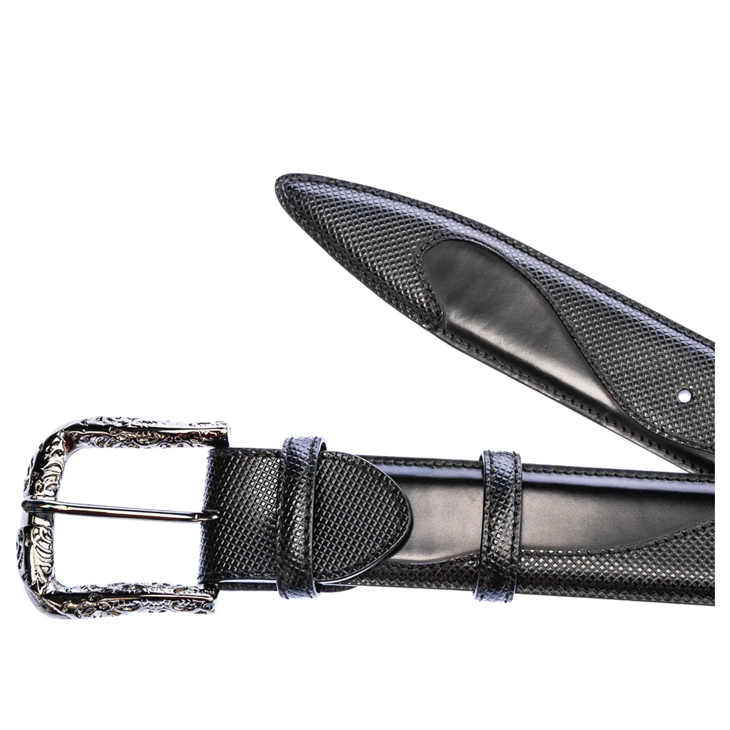 Elliot Rhodes Wave Belt in Black