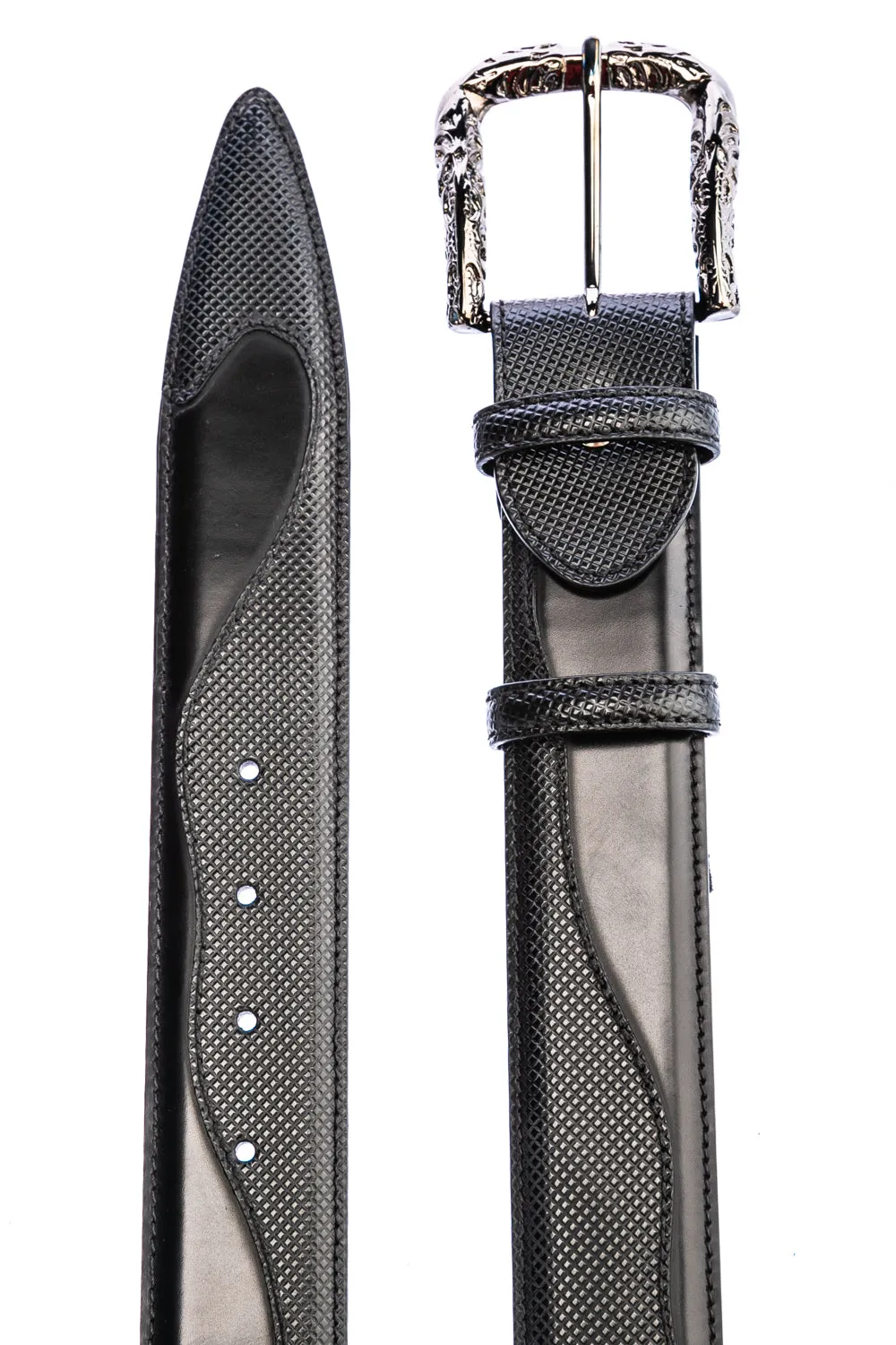 Elliot Rhodes Wave Belt in Black