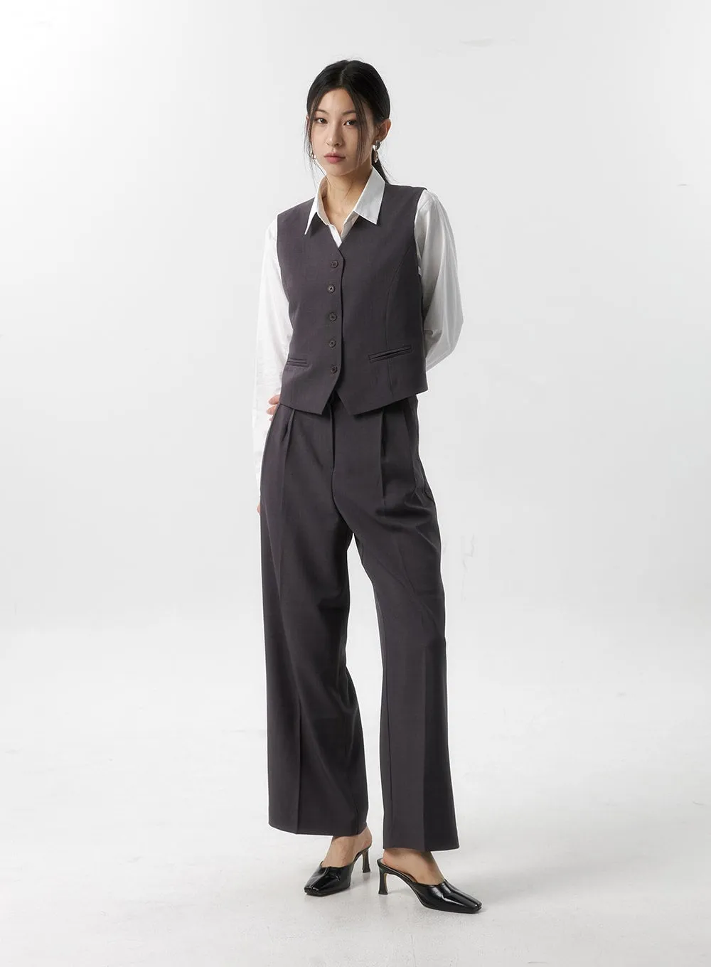 Formal Button Vest IS315