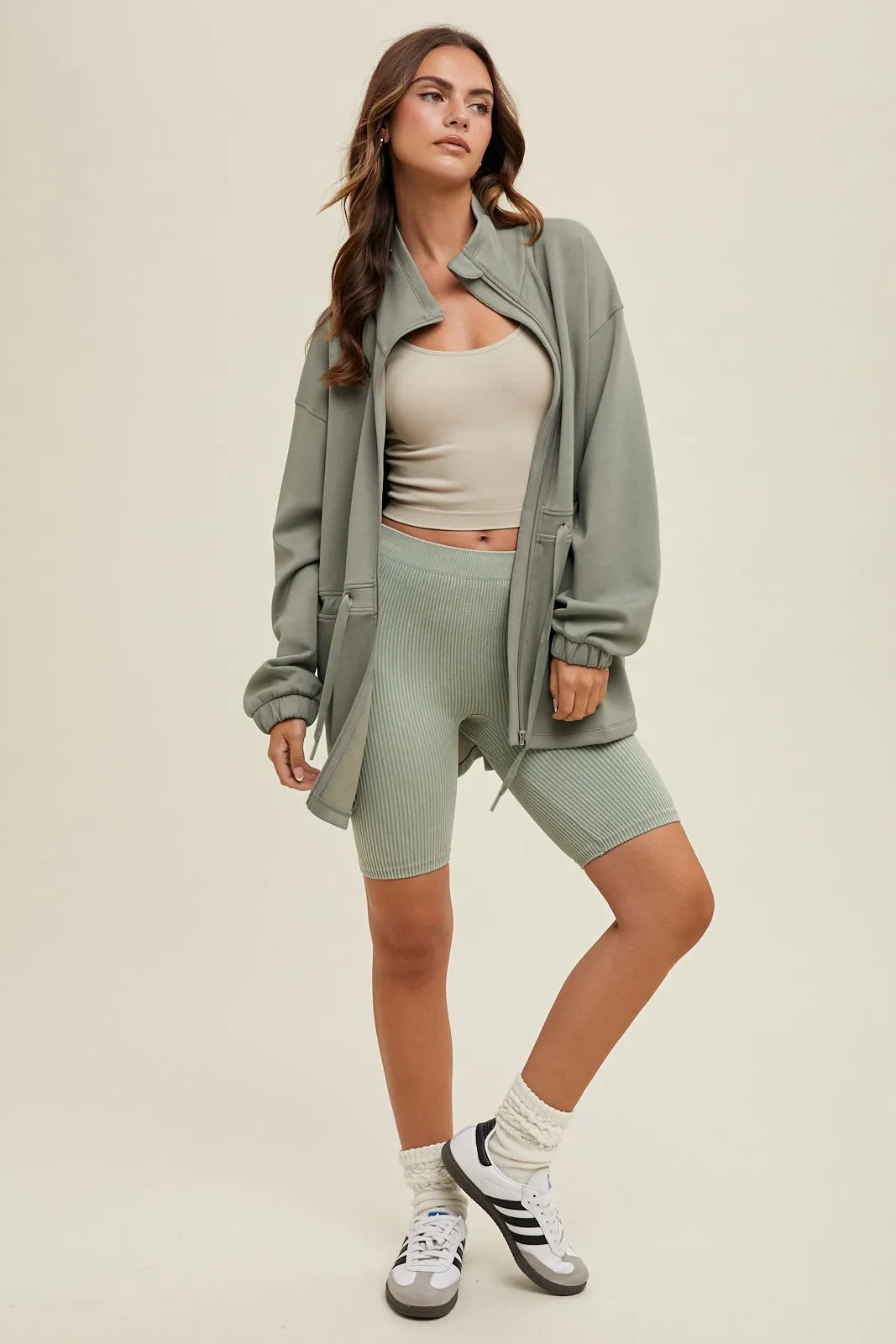 Get Sporty Zip Up Jacket