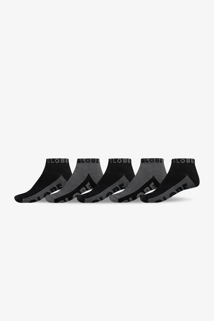 Globe Mens Ankle Sport Socks 5Pack