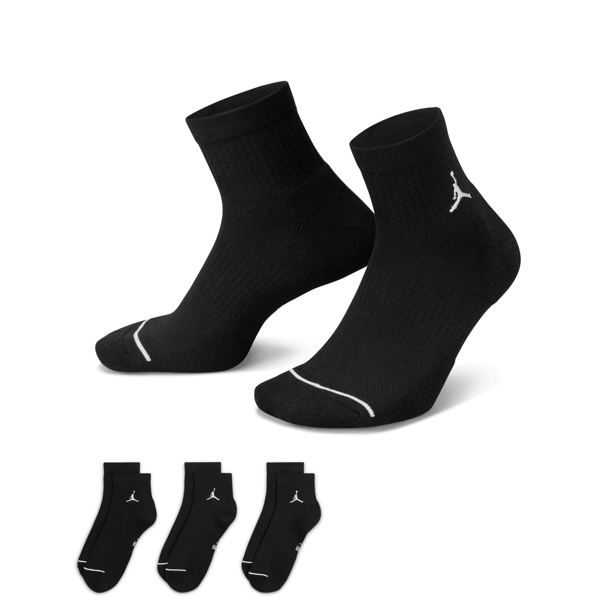 Jordan Everyday Ankle Socks (3 Pairs) DX9655-010