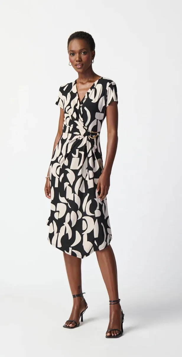 Joseph Ribkoff abstract print dress