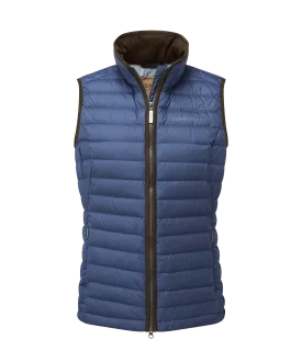 Launde Down Gilet - Stone Blue