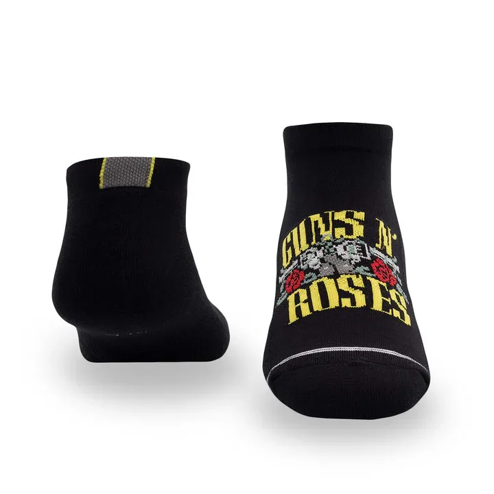 Men's "Guns N Roses" Logo Ankle (Black)