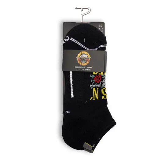 Men's "Guns N Roses" Logo Ankle (Black)