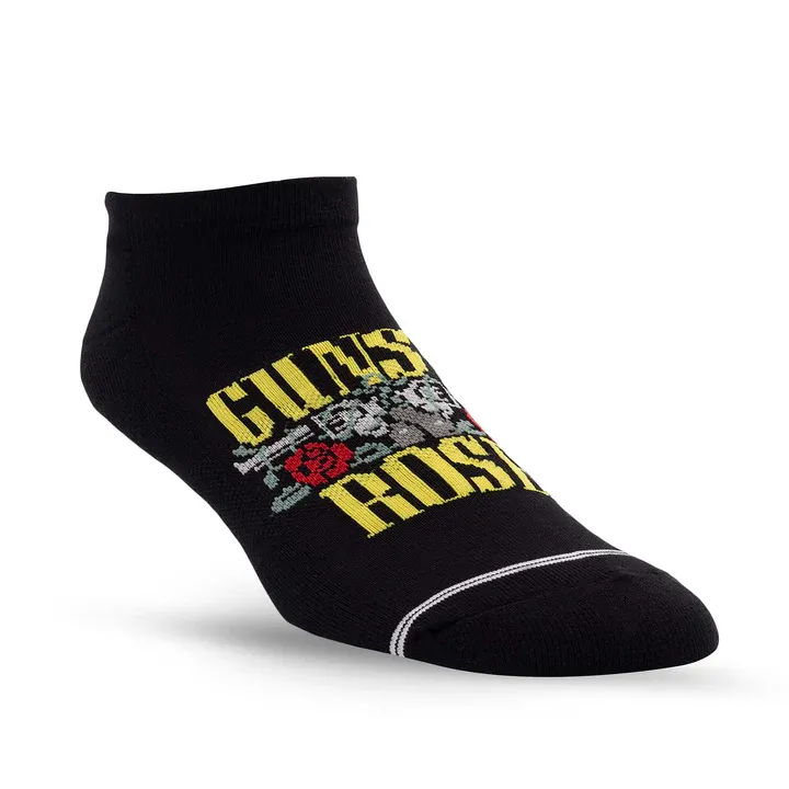 Men's "Guns N Roses" Logo Ankle (Black)