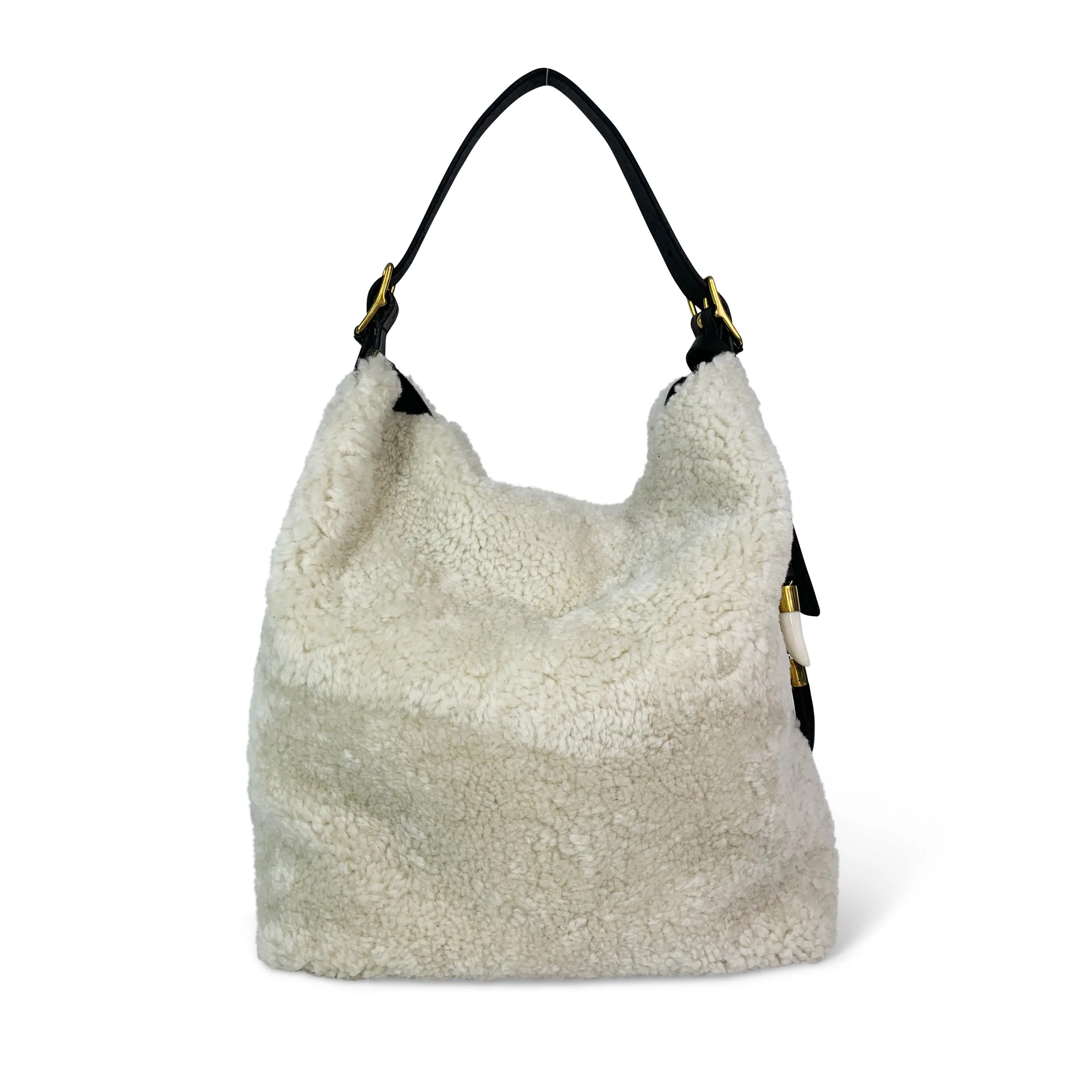 Natural Shearling Somerset Hobo