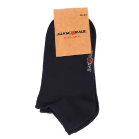 Navy Ankle Cotton Socks