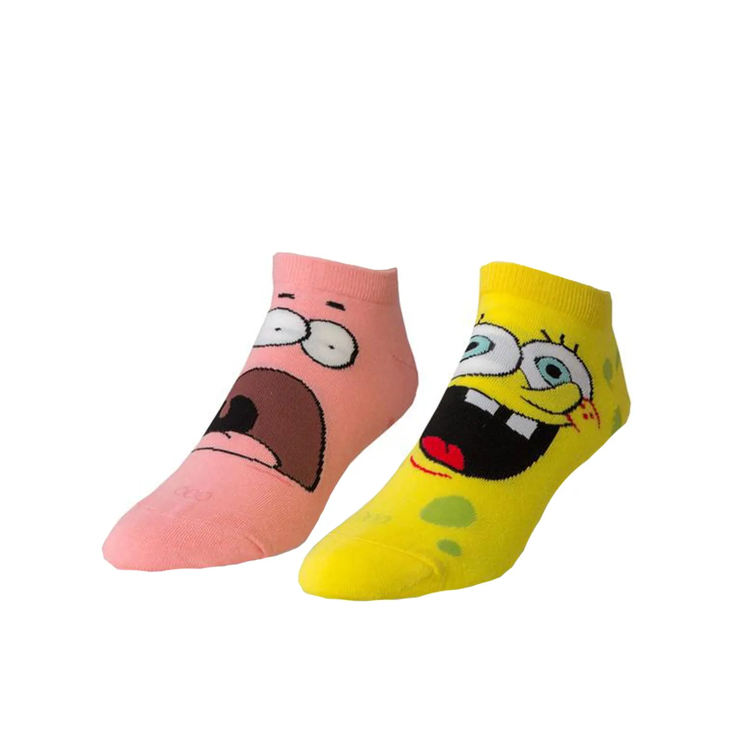 Odd Sox Unisex Ankle Socks - Spongebob Faces