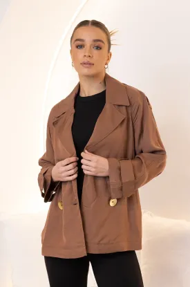 ONE AND ONLY OVERSIZED BLAZER - Mocha