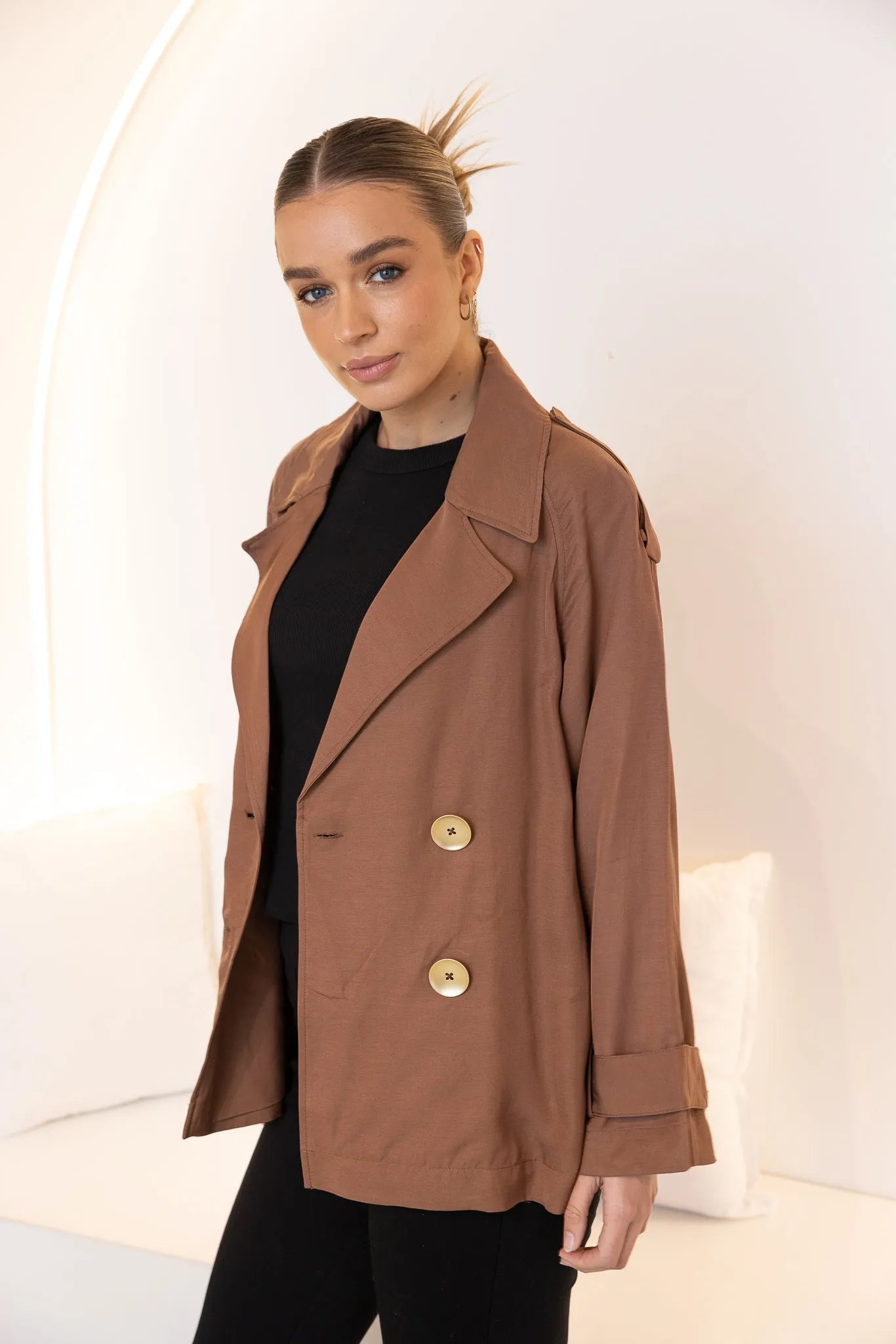 ONE AND ONLY OVERSIZED BLAZER - Mocha