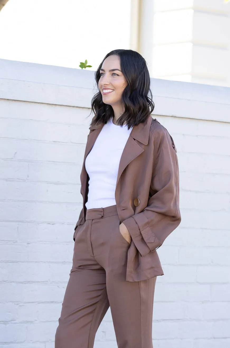 ONE AND ONLY OVERSIZED BLAZER - Mocha