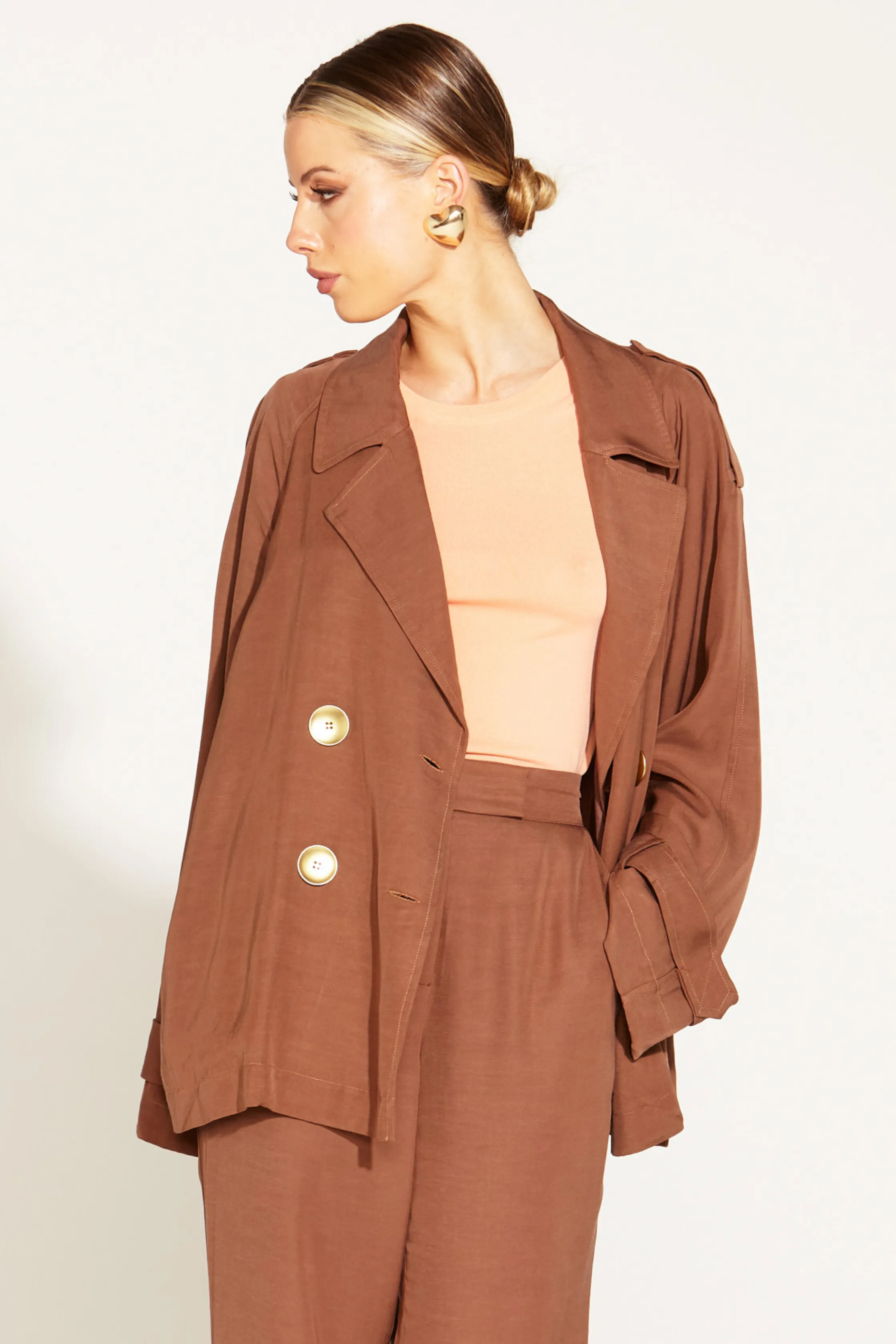 ONE AND ONLY OVERSIZED BLAZER - Mocha