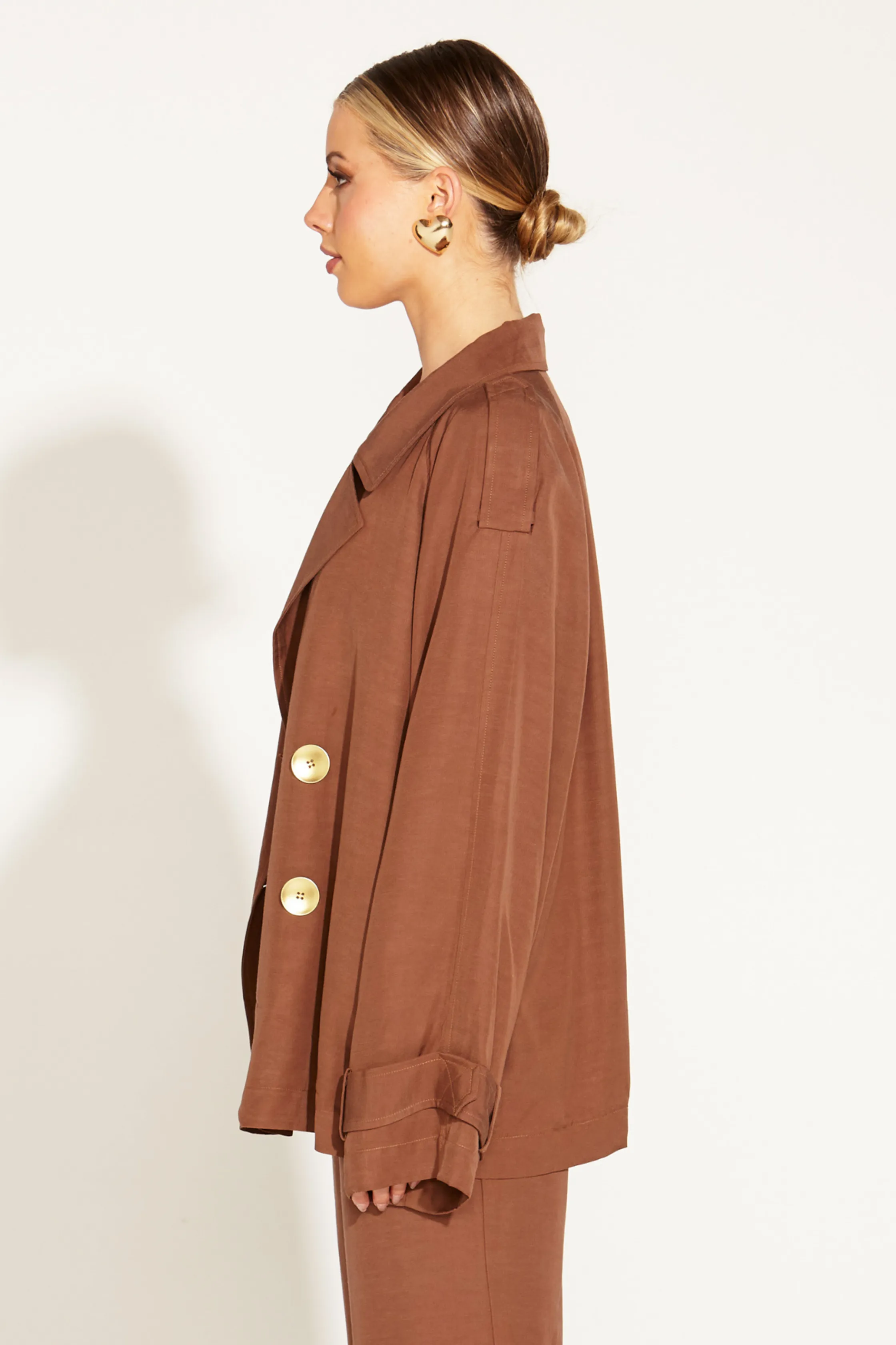 ONE AND ONLY OVERSIZED BLAZER - Mocha