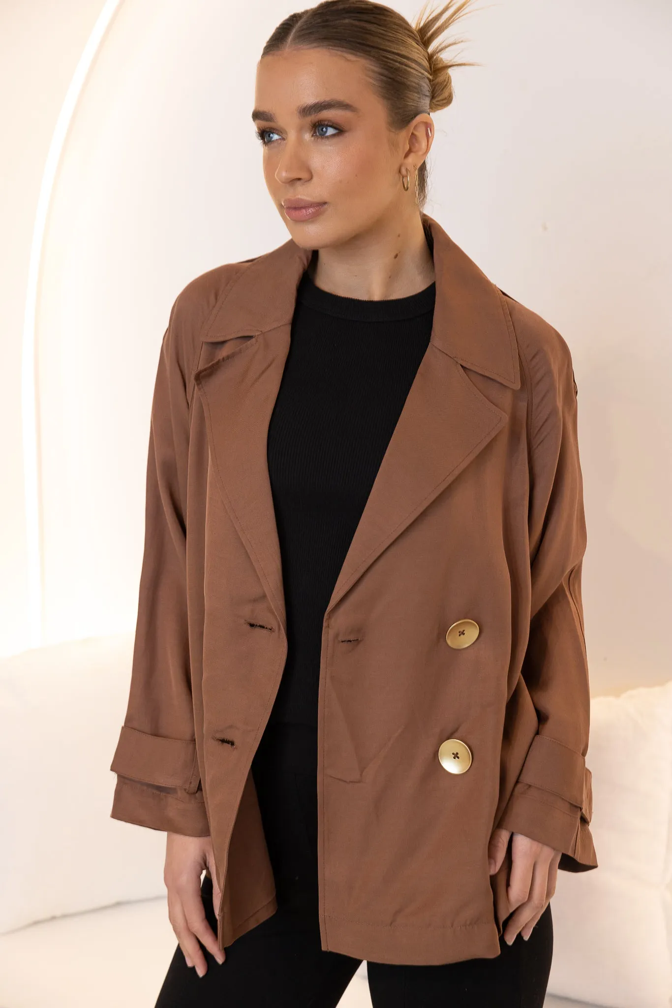 ONE AND ONLY OVERSIZED BLAZER - Mocha