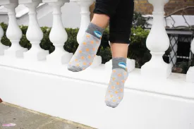 Owl Print Short Ankle Cotton Socks - Trainer Socks