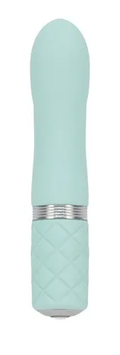 Pillow Talk Flirty Vibrator WSwarovski Crystal Teal