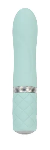 Pillow Talk Flirty Vibrator WSwarovski Crystal Teal