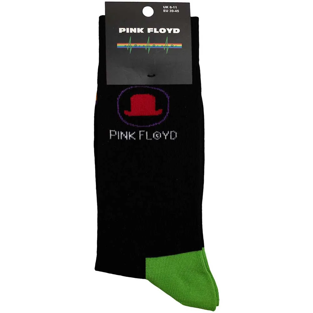 Pink Floyd Unisex Ankle Socks: Bowler Hat (UK Size 6 - 11)