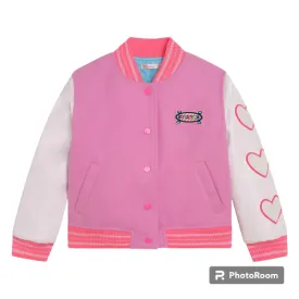 Pink Varsity Jacket