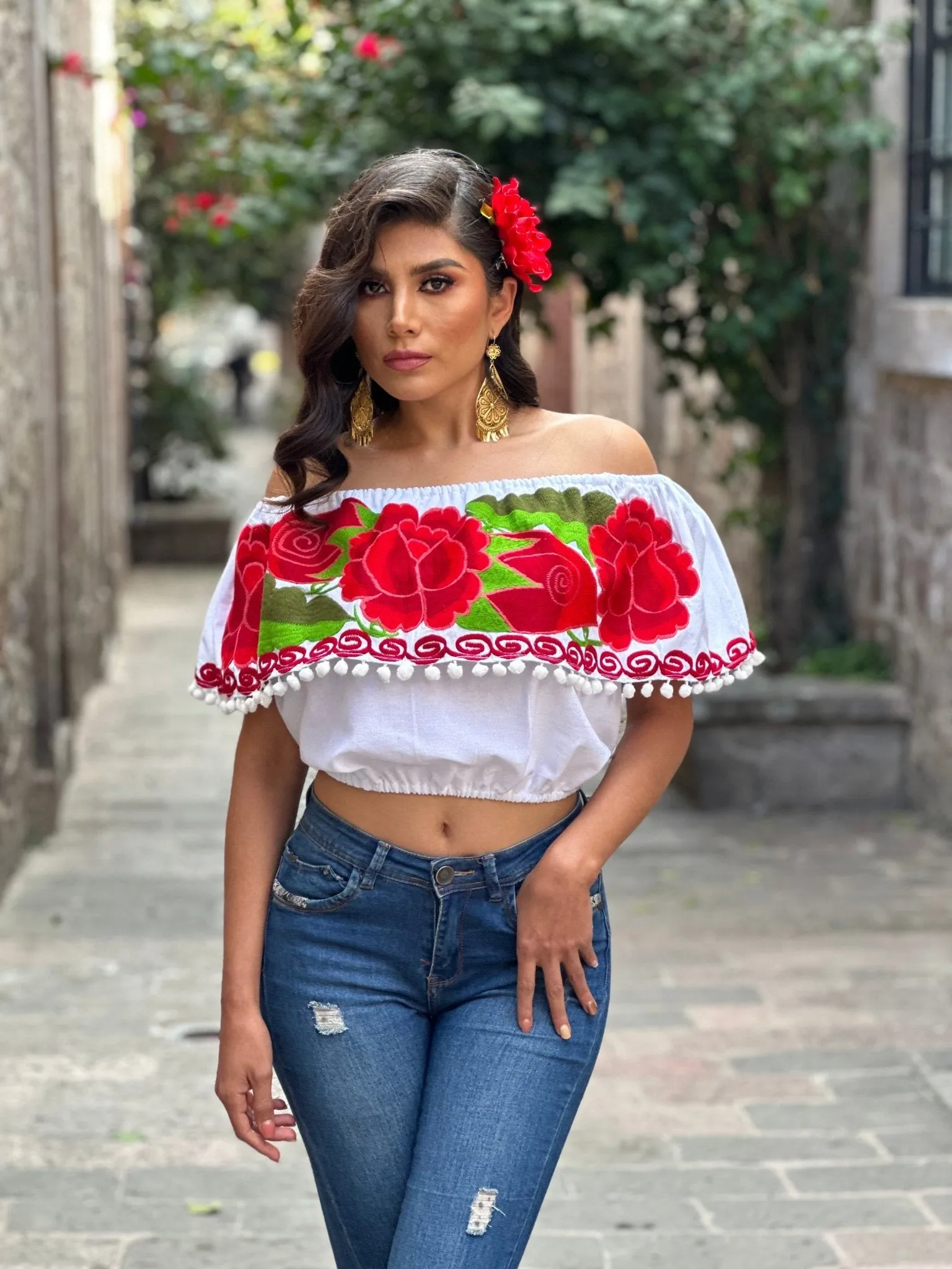 Rosa Isela Crop Top