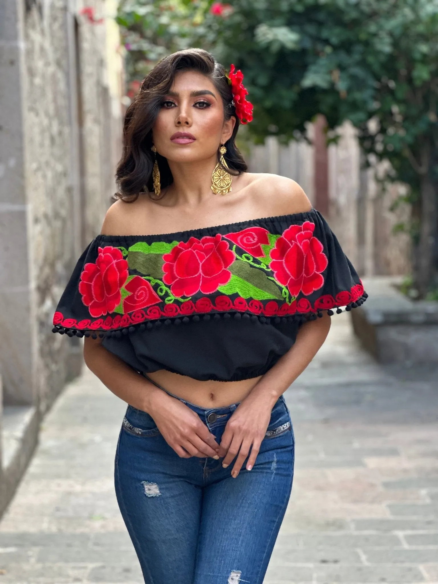 Rosa Isela Crop Top