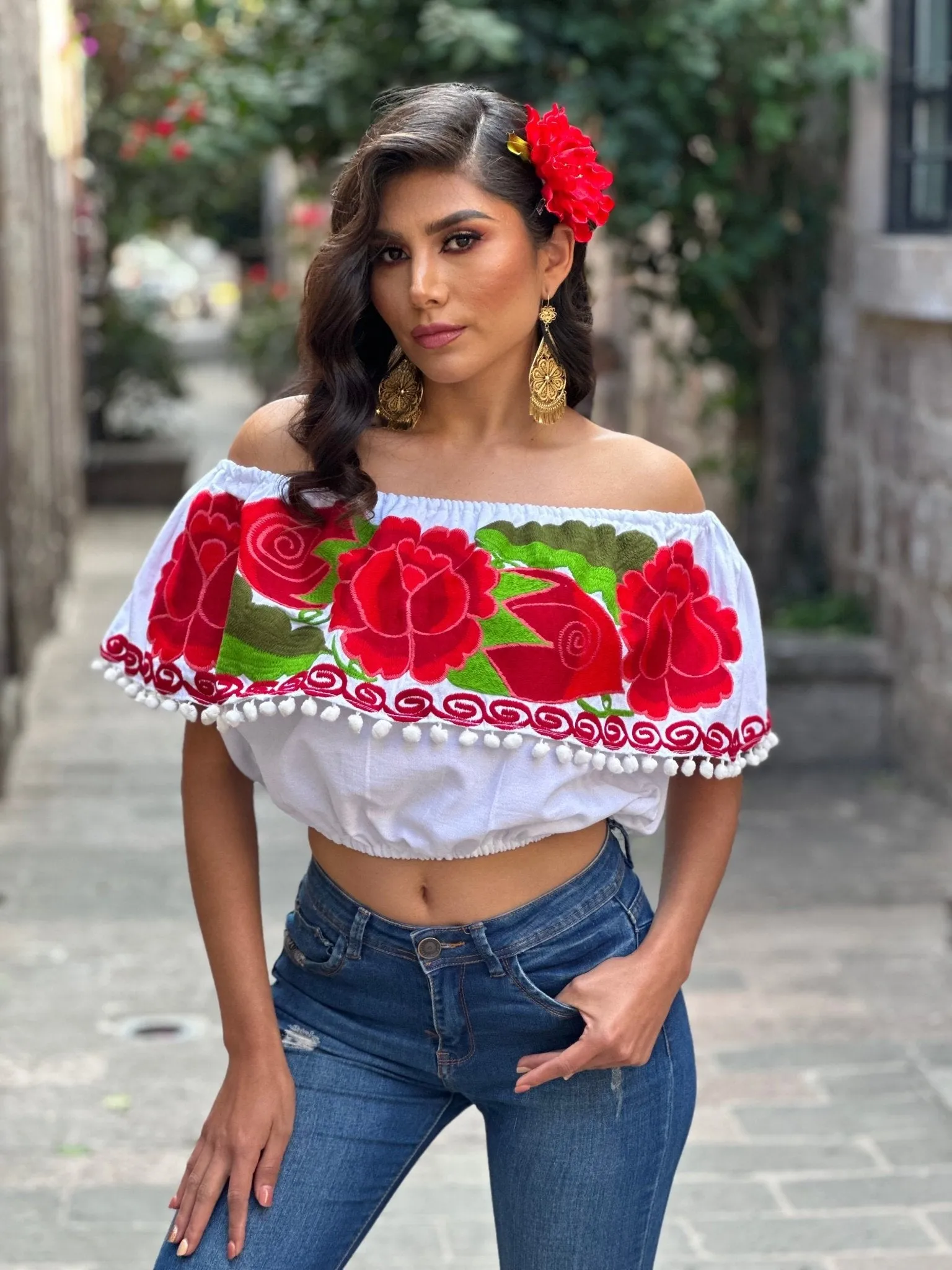 Rosa Isela Crop Top