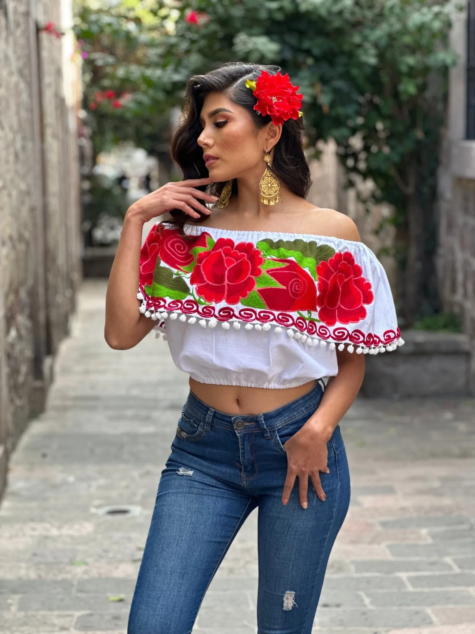 Rosa Isela Crop Top