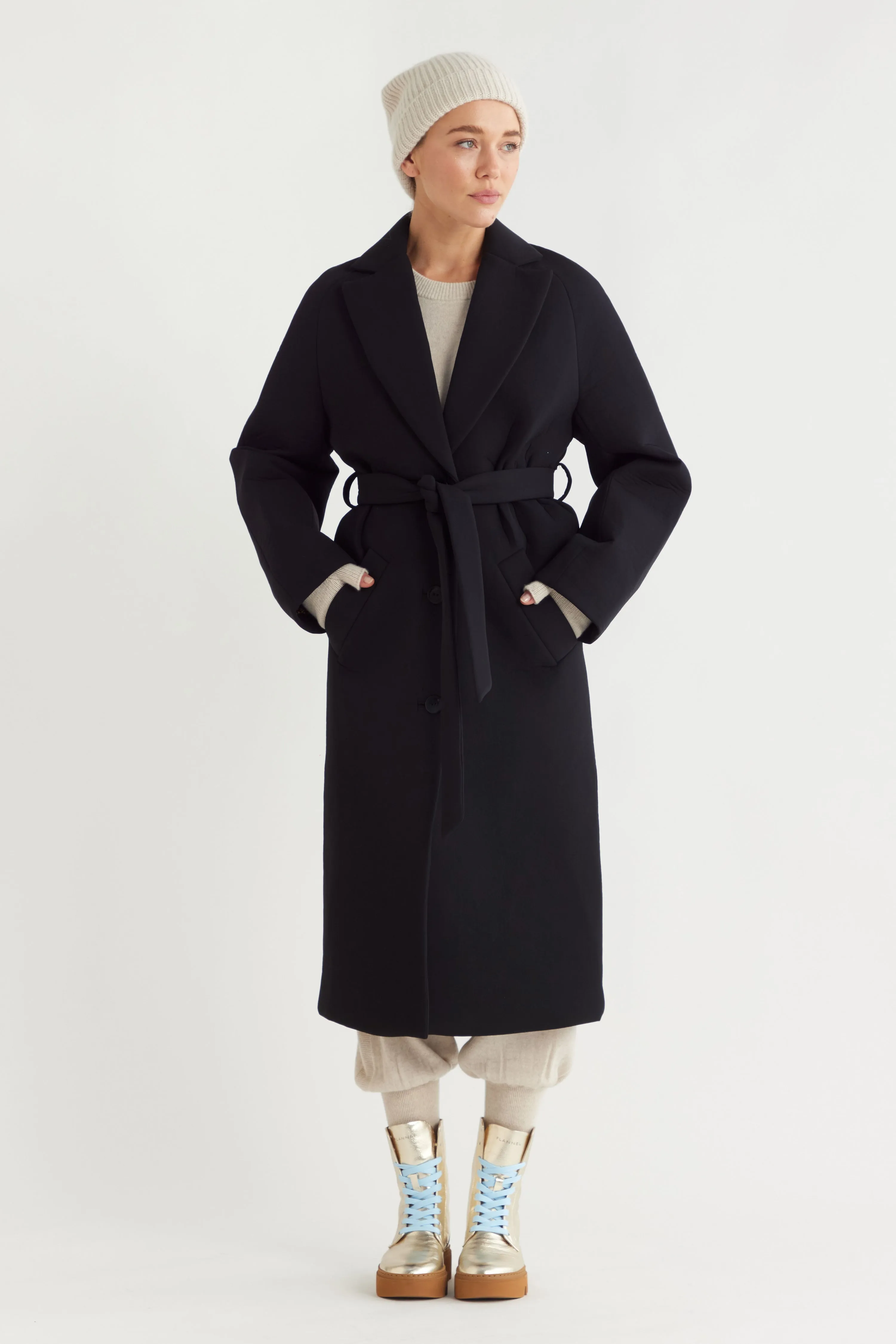 Rylan Black Tailored Coat