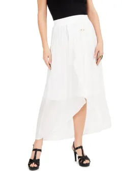 Thalia Sodi Women's Wrap Midi Skirt  White Size Medium