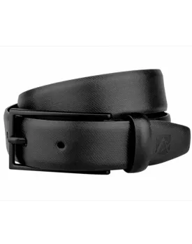 TIMELESS Textured Leather Belt ARB1003BK