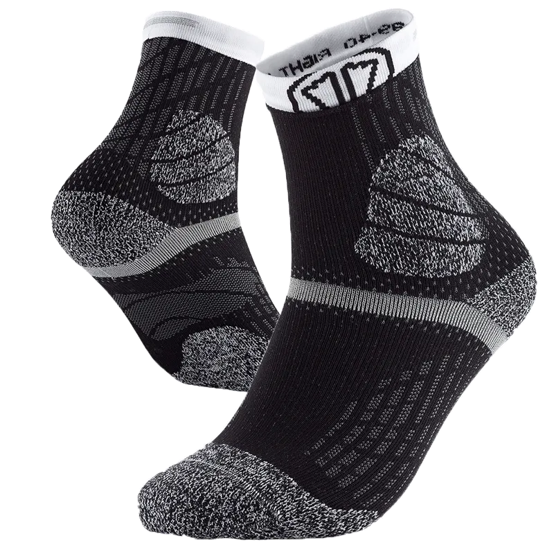 TRAIL PROTECT RUNNING SOCKS BLACK - GREY