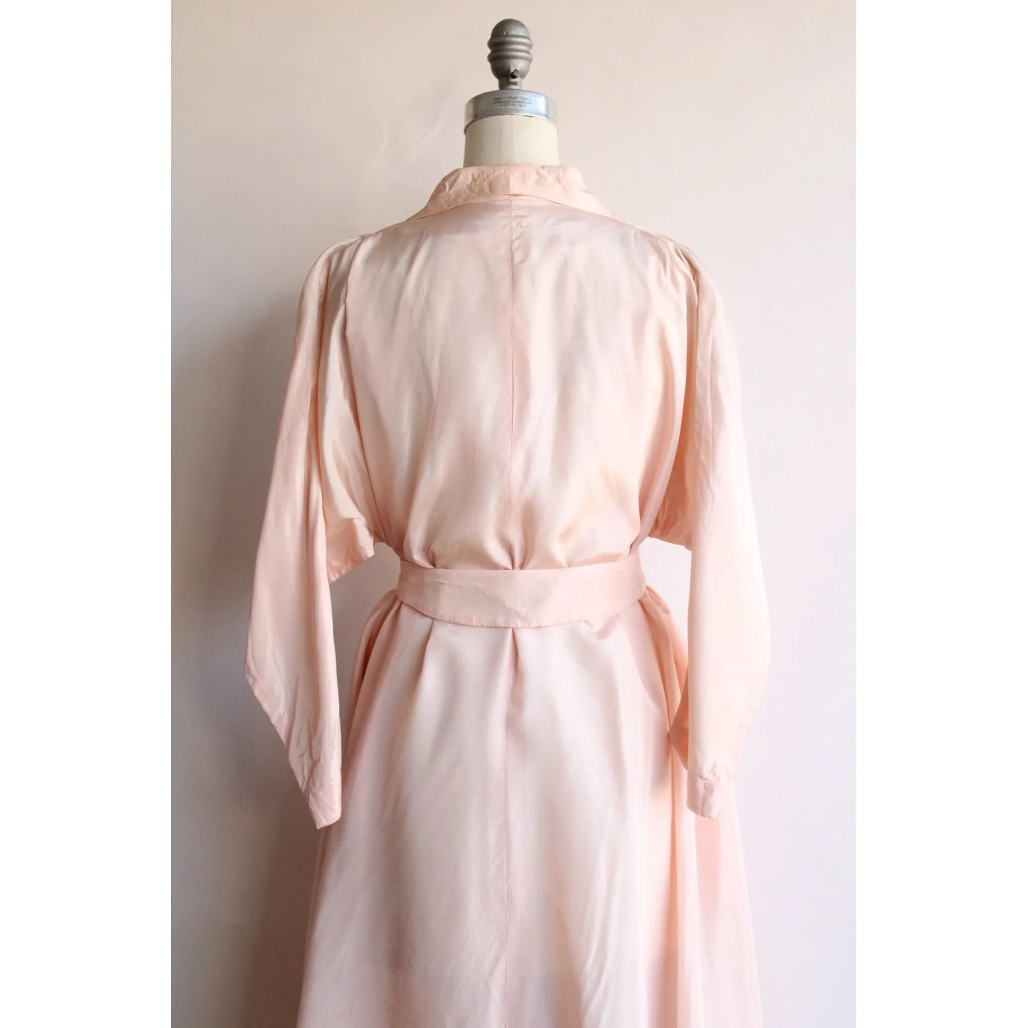 Vintage 1960s Pink Coat with Belt