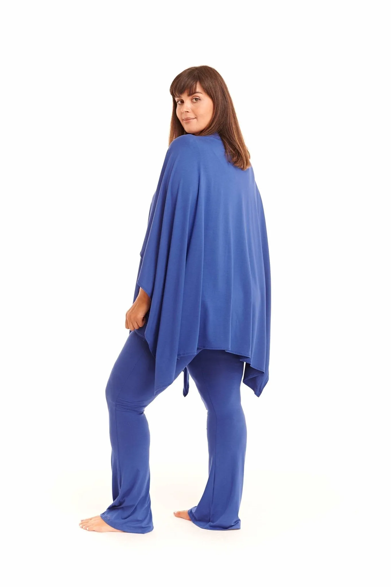 WRAP TOP COBALT BLUE