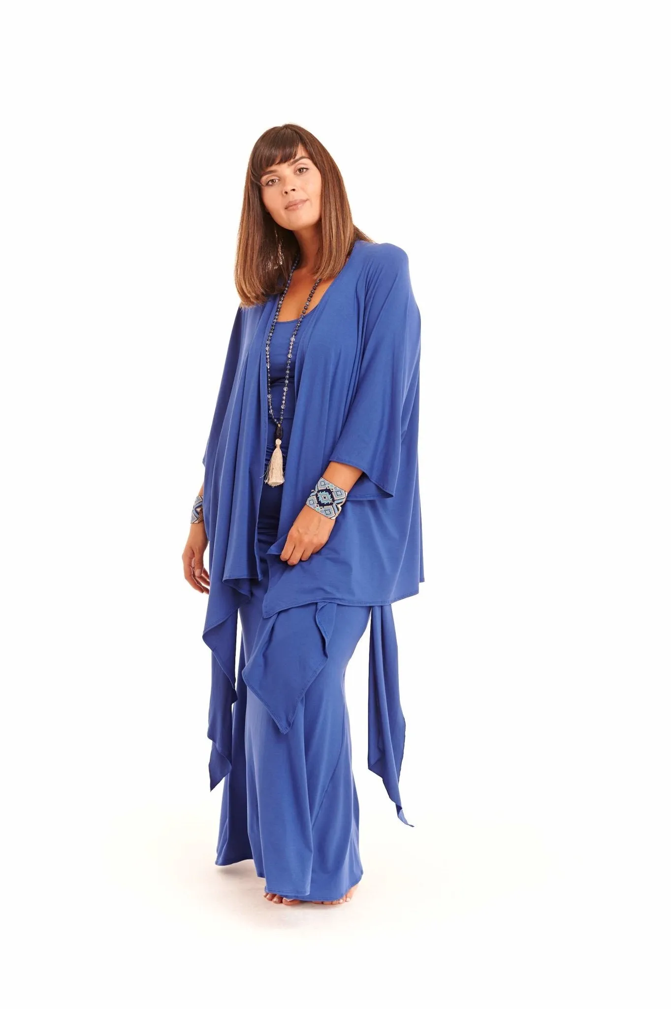 WRAP TOP COBALT BLUE